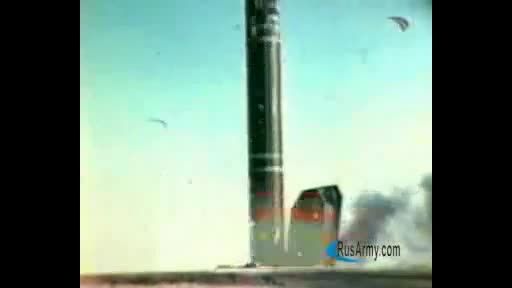 پرتاب موشک هسته ای روسیه از سیلو