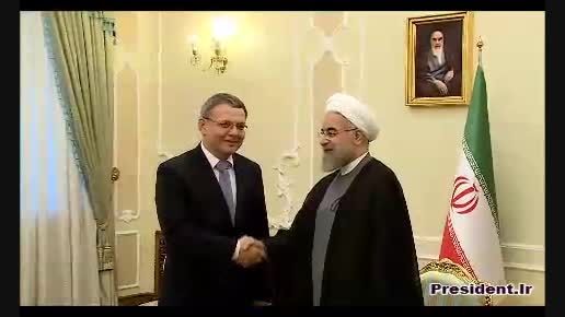 دیدار دکتر روحانی و وزیر خارجه چک