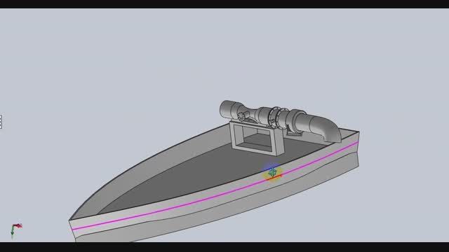 طراحی قایقی برای جمع آوری خرده آشغالهای سطح آب