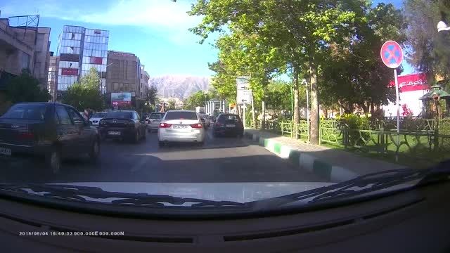 تصویر جالب از خیابان های تهران
