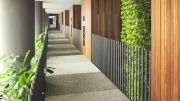 هتل سنگاپوری پوشیده با گیاه