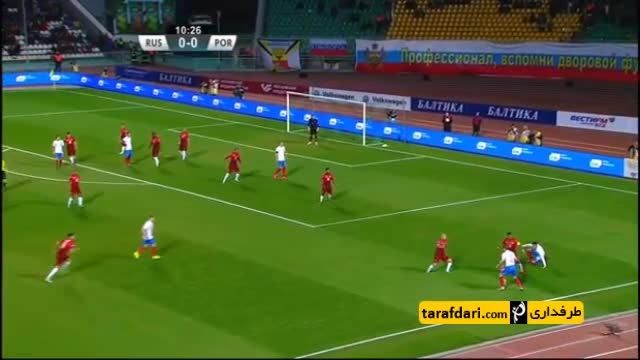 خلاصه بازی روسیه 1 - 0 پرتغال