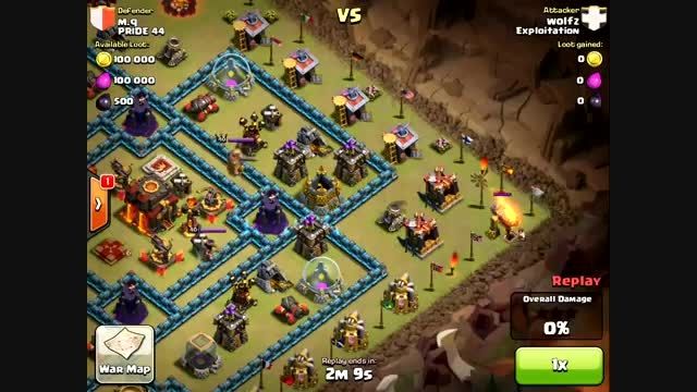 clash of clans attack for gowiwi attack war