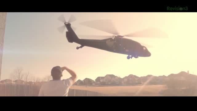 افزودن یک هلیکوپتر به فیلم در افترافکت
