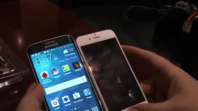 Samsung Galaxy S6  Edge Vs iPhone 6