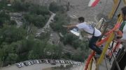 بدلکاران k2 کلیپ بانجی جامپینگ... Bungee jumPing