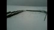 بارش برف در روستای نجم اباد