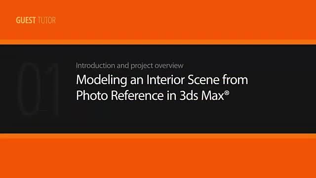 مدلسازی صحنه داخلی و از رویه عکس در 3ds مکس