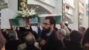 فیلمی از تشییع پیکر دو شهید گمنام دفاع مقدس در تبریز