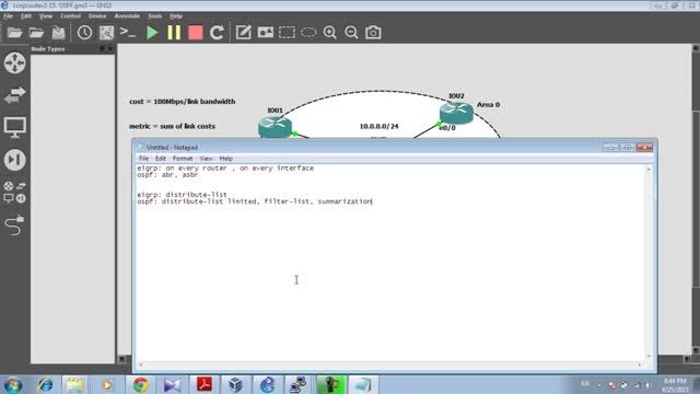 OSPF Route Filtering