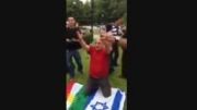 سجده بر پرچم اسرائیل