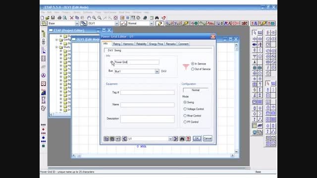 Load Flow Example 2 with ETAP 5.5 - Part 1