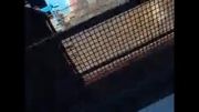 فیلم فاضلاب ناشی از خنک کردن تجهیزات نورد فلزات در کارخ