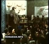 حجت الاسلام قرائتی در جبهه
