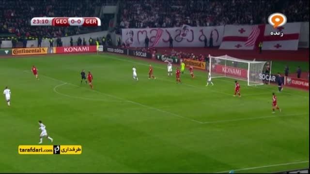 خلاصه بازی گرجستان 0-2 آلمان