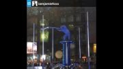 تبلیغات خیابانی فیلم مرد عنكبوتی شگفت انگیز 2 در برلین