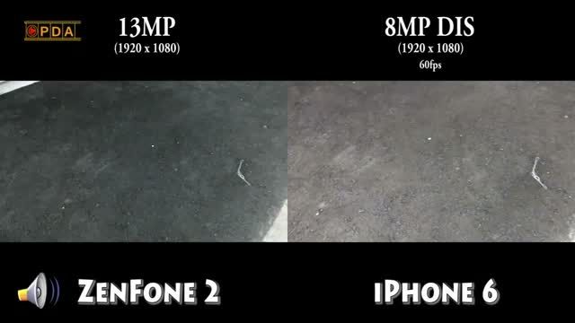 مقایسه ی کیفیت دوربین پشتی zenfone 2 و iphone 6