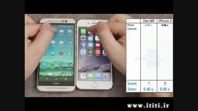 HTC One M9 یا iPhone 6 کدامیک سریعتر هستند؟