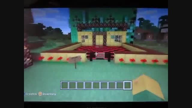 خانه ی من و دوستان در minecraft