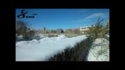 بارش اولین برف پائیزی در هشترود + فیلم