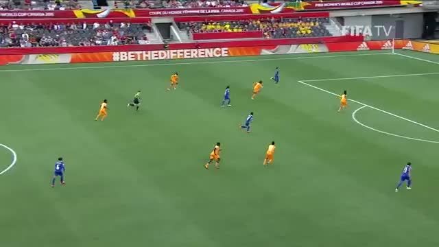 بازی : تایلند 3-2 ساحل عاج (جام جهانی زنان 2015 کانادا)