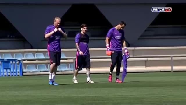 تمرینات بارسلونا (15.05.2015)