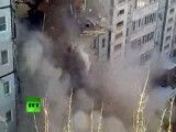 ریزش ساختمان 10 طبقه در روسیه/ 5 کشته 12 زخمی