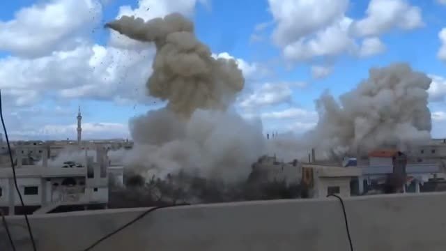 بمب بشکه ای در سوریه