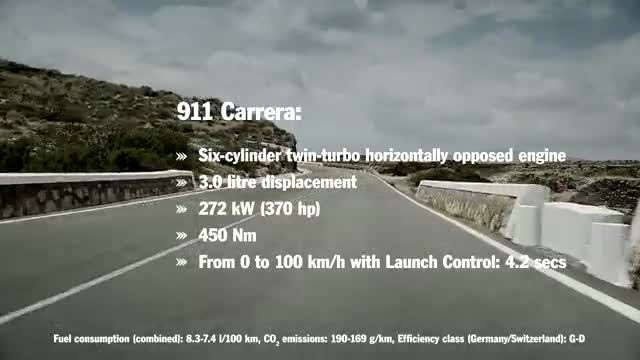 The new Porsche 911 Carrera – Engine