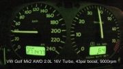 Brutal Golf Mk2 1150HP 16V Turbo Acceleration from Boba