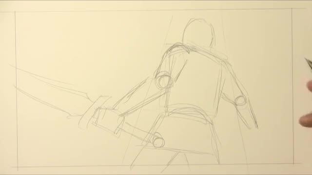 drawing fight scenes