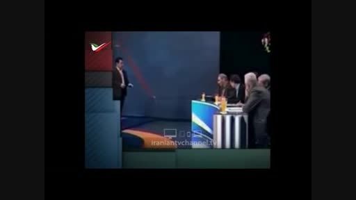 سوتی خنده دار جواد خیابانی در گزارش زنده فوتبال آخرخنده