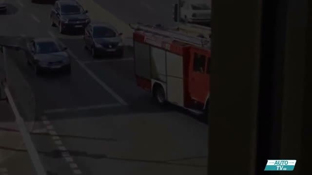 انفجار کامیون پس از تصادف !!!