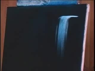 آموزش کشیدن آبشار با رنگ روغن-پارت اول