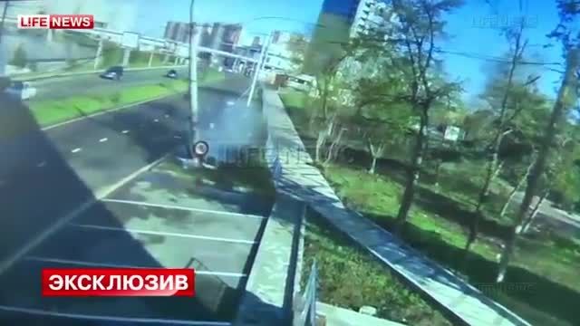 تصادف سنگین نیسان GTR در روسیه