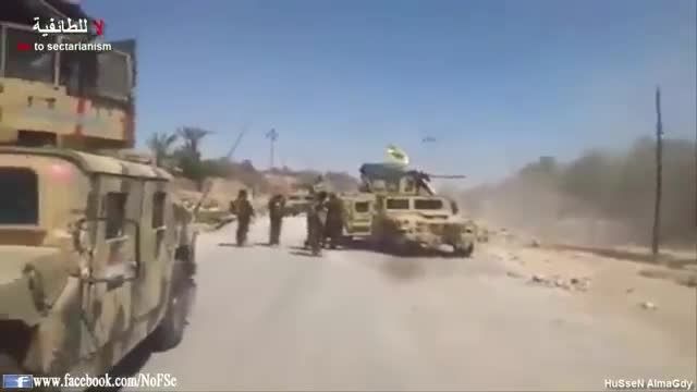 محاصره داعش توسط ارتش و نیروهای مردمی عراق در البغدادی