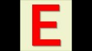 مثال برای حروف صدادار اینجه حرف E