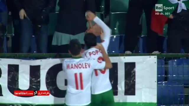 خلاصه بازی بلغارستان 2-2 ایتالیا
