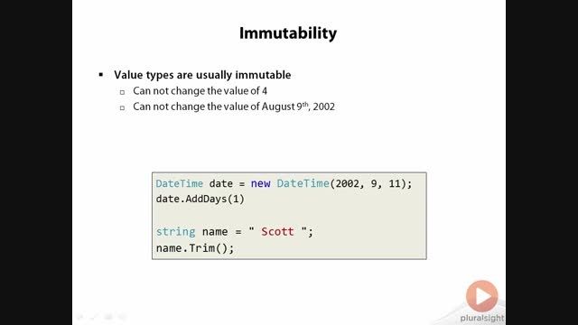 C#F_3.Types and Assemblies_6.Immutability