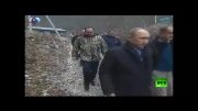 یک جانور نادر در آغوش رئیس جمهور روسیه ! + عکس و فیلم