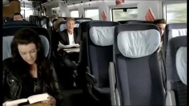 دیتر بوهلن در تبلیغ قطار شهر آلمان