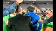 صحنه خداحافظی فرهاد مجیدی از فوتبال