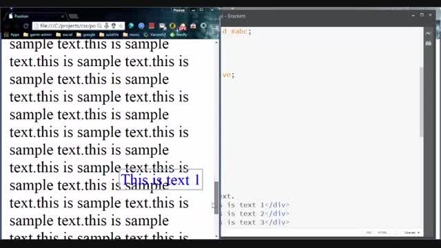 آموزش css: کاربرد Position و Z-index