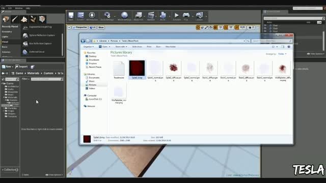 آموزش تصویری ساخت Decal در آنریل انجین 4 - گیم میک