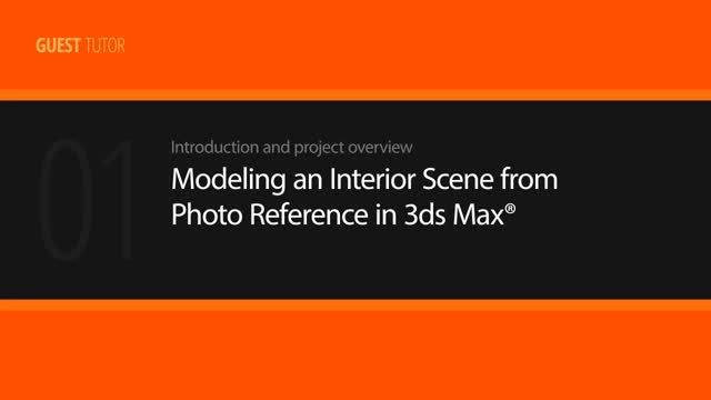 Modeling an Interior Scene from Photo Reference