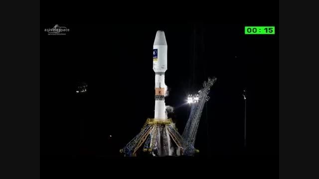 موشک روسی دو ماهواره به فضا پرتاب کرد