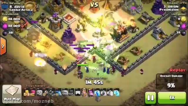 clash of clans attack for gowipi attack war