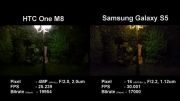 HTC One M8 .vs Samsung Galaxy S5 - Low Light test