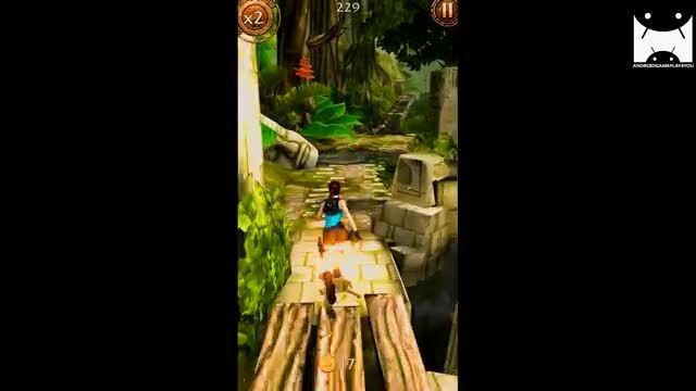 گیم پلی بازی اندرویدی Lara Croft: Relic Run
