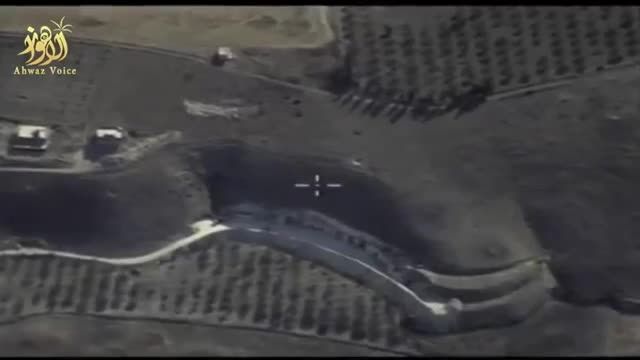 فیلم حمله جنگنده های ارتش روسیه به مواضع داعش در سوریه